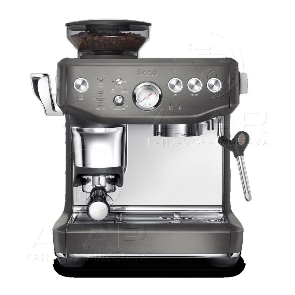 Кофемашина SAGE the Barista Express™ Impress Black Stainless