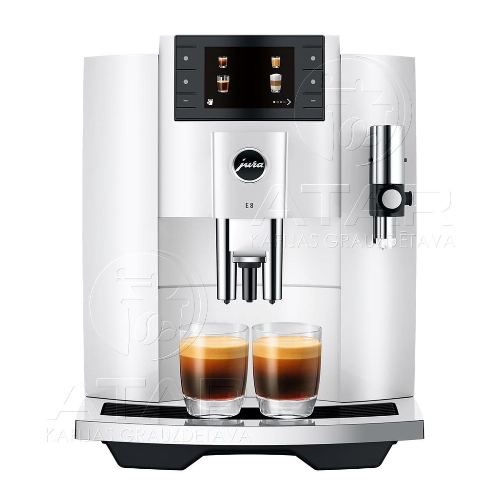 JURA E8 Piano White (EC) Кофемашина 