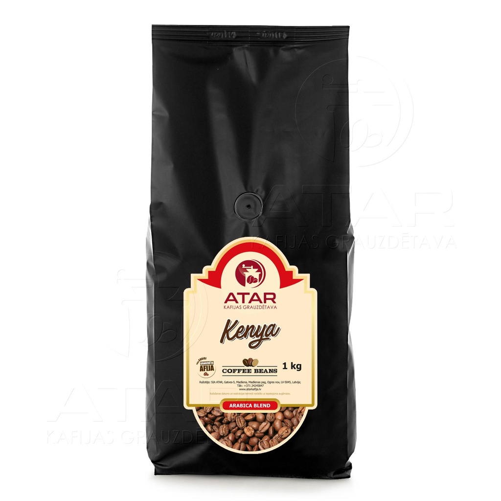 Arābika KENYA PEABERRY, 1 kg