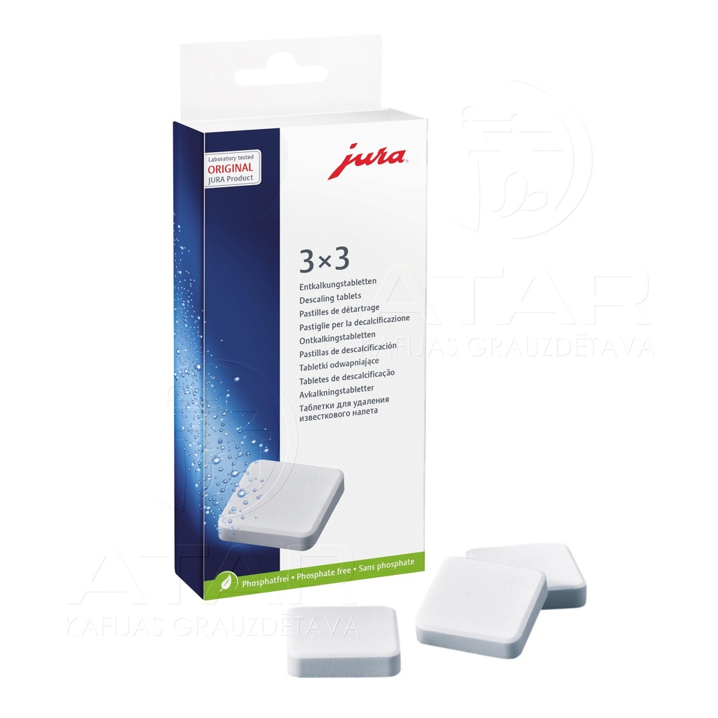 Atkaļķošanas tabletes JURA, 9 gab.