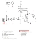 Fiksējošais gredzens gaļas mašīnai Stollar BMG430 (BMG430/1)
